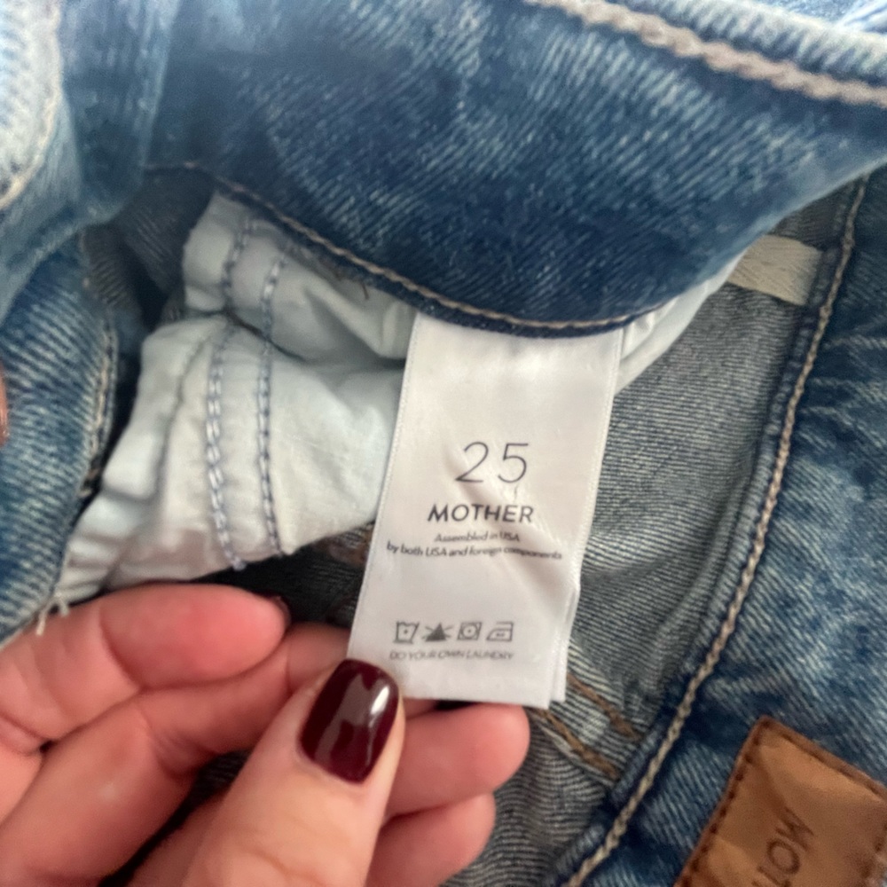 MOTHER Jeans - The Hustler Ankle - Cropped Flare Leg in Scenic Route - Size 25 - Picture 8 of 12